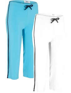 bonprix Športové capri nohavice, Skinny (2 ks), farba modrá