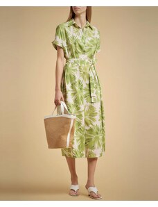 Dámske šaty Liviana Conti zelené s potlačou