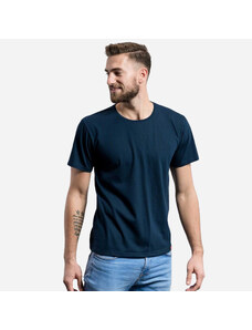 CityZen Navy modré bavlnené tričko