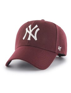 47 Brand Bordová šiltovka NY Yankees s logom