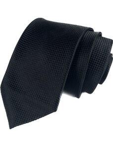 Venergi čierna kravata so štruktúrou