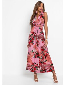 bonprix Maxi šaty v zavinovacom vzhľade, farba ružová