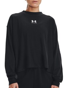 Mikina Under Armour UA Rival Terry Oversized Crw-BLK 1376995-001