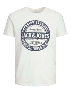 JACK & JONES Tričko 'Jeans' námornícka modrá / biela