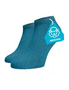 Benami Členkové ponožky MERINO - svetlo modré