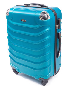 Cestovní kufr RGL 730 modrý metalický - L