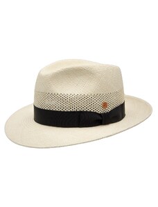 Luxusný klobúk Fedora - ručne pletený, UV faktor 80 - Ekvádorská panama - Mayser Imperia