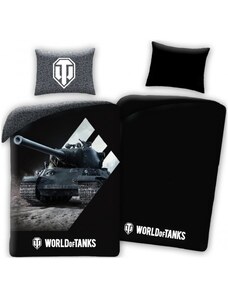 Halantex Bavlnené posteľné obliečky World of Tanks - so svietiacim efektom - 100% bavlna - 70 x 90 cm + 140 x 200 cm
