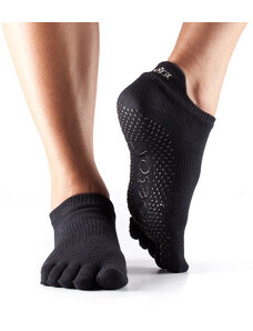 LOW RISE prstové členkové ponožky ToeSox - BLACK