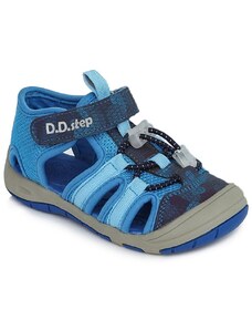 Detské chlapčenské sandále kožené D.D.step bermuda blue G065-338A