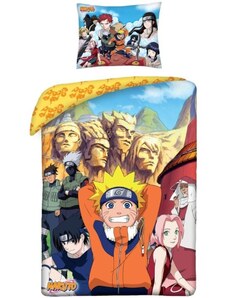 Halantex Bavlnené posteľné obliečky Naruto - The Hidden Leaf Village