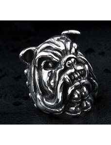 MSPERK Bulldog masívny prsteň z chirurgickej ocele