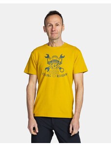 Pánske bavlnené tričko Kilpi SKULLY-M žltá