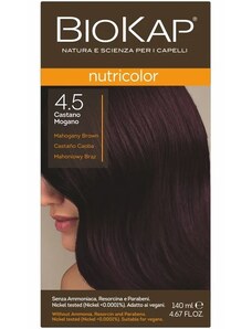 BIOKAP Nutricolor Farba na vlasy Mahagónová hnedá 4.5 - BIOKAP