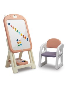 Detská tabuľa so stoličkou TED Toyz pink