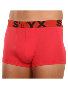 Pánske boxerky Styx športová guma červené (G1064)