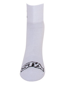 Ponožky Styx členkové biele s čiernym logom (HK1061)
