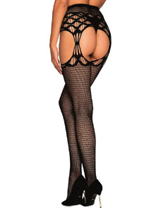 Dámske punčochy Obsessive čierne (S816 Garter stockings)
