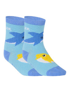 5PACK detské ponožky Cerdá Baby Shark viacfarebné (2200007399) 17/18