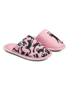 Veselé detské papuče Dedoles Ružové mačky (D-K-F-KS-C-T-079) 32/33