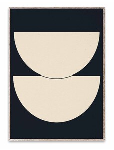 PAPER COLLECTIVE Plagát bez rámu Half Circles I 30 × 40 cm