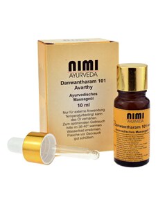 Nimi Ayurveda Danwantharam 101 Avarthy ajurvédsky masážny olej pri nerovnováhe Vata 10 ml.