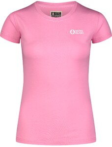 Nordblanc Ružové dámske tričko z organickej bavlny MINIMALISTIC