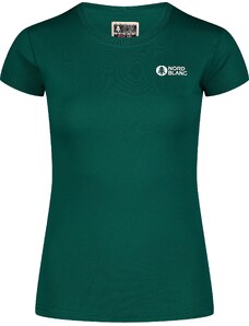 Nordblanc Zelené dámske tričko z organickej bavlny MINIMALISTIC