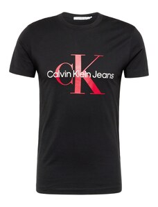 Calvin Klein Jeans Tričko červená / čierna / biela
