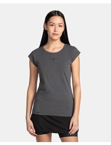 Dámske bavlnené tričko Kilpi LOS-W tmavo šedá