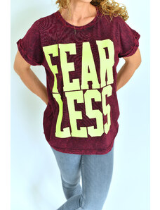 Fam Dámske tričko Washed - Fearless