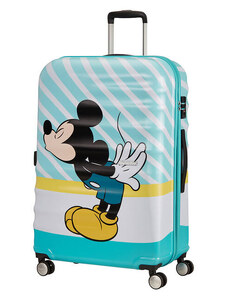 American Tourister kufor Wavebreaker Disney Spinner Mickey Blue Kiss 96 l