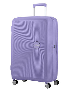 American Tourister Soundbox 77cm fialová Spinner rozšíriteľný