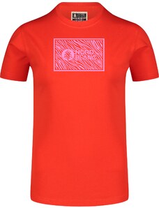 Nordblanc Oranžové dámske tričko z organickej bavlny SAFARI