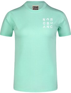 Nordblanc Zelené dámske tričko z organickej bavlny LETTERS