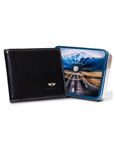 Klasická pánska kožená peňaženka s RFID systémom - Peterson