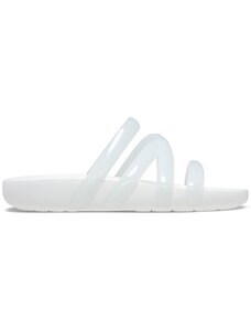 Dámske sandále Crocs Splash Glossy Strappy biela