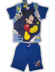 Setino Set tričko a krátke nohavice Mickey - tmavomodré