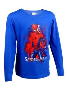 Setino Tričko Spiderman s dlhým rukávom - modré