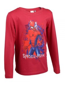 Setino Tričko Spiderman s dlhým rukávom - červené