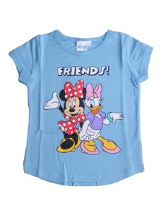 Setino Dievčenské tričko s krátkym rukávom Minnie a Daisy - modré