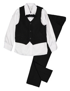 Terry Elegantné oblečenie pre chlapca s vestou a s motýlikom