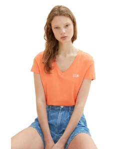 Dámske tričko - Tom Tailor - oranžová - TOM TAILOR