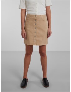 Light Brown Women's Denim Skirt Pieces Peggy - Women