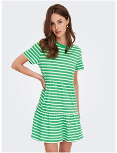 Only Zelené pruhované šaty IBA máj - ženy