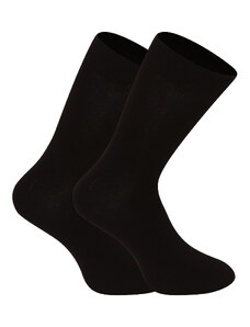 7,5PACK ponožky Nedeto vysoké bambusové čierne (75NP001)