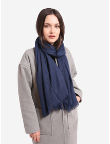 Classic women's scarf navy blue Shelvt