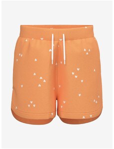 Orange Girly Patterned Shorts name it Henny - Girls