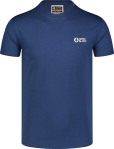 Nordblanc Modré pánske tričko z organickej bavlny NATURE