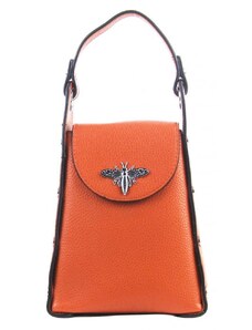 Made in China Menšia dámska kabelka crossbody / do ruky oranžová